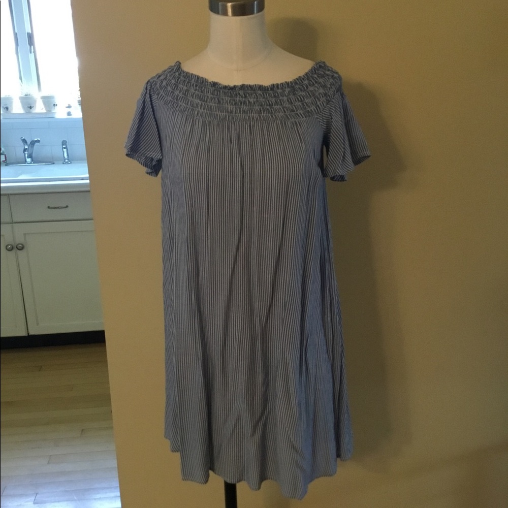 Cooperative spunky striped sundress